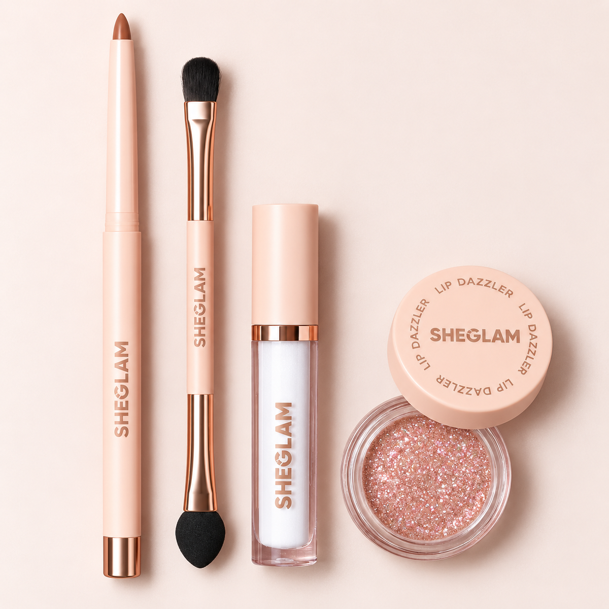 SHEGLAM LIP DAZZLER GLITTER KIT 4 IN 1