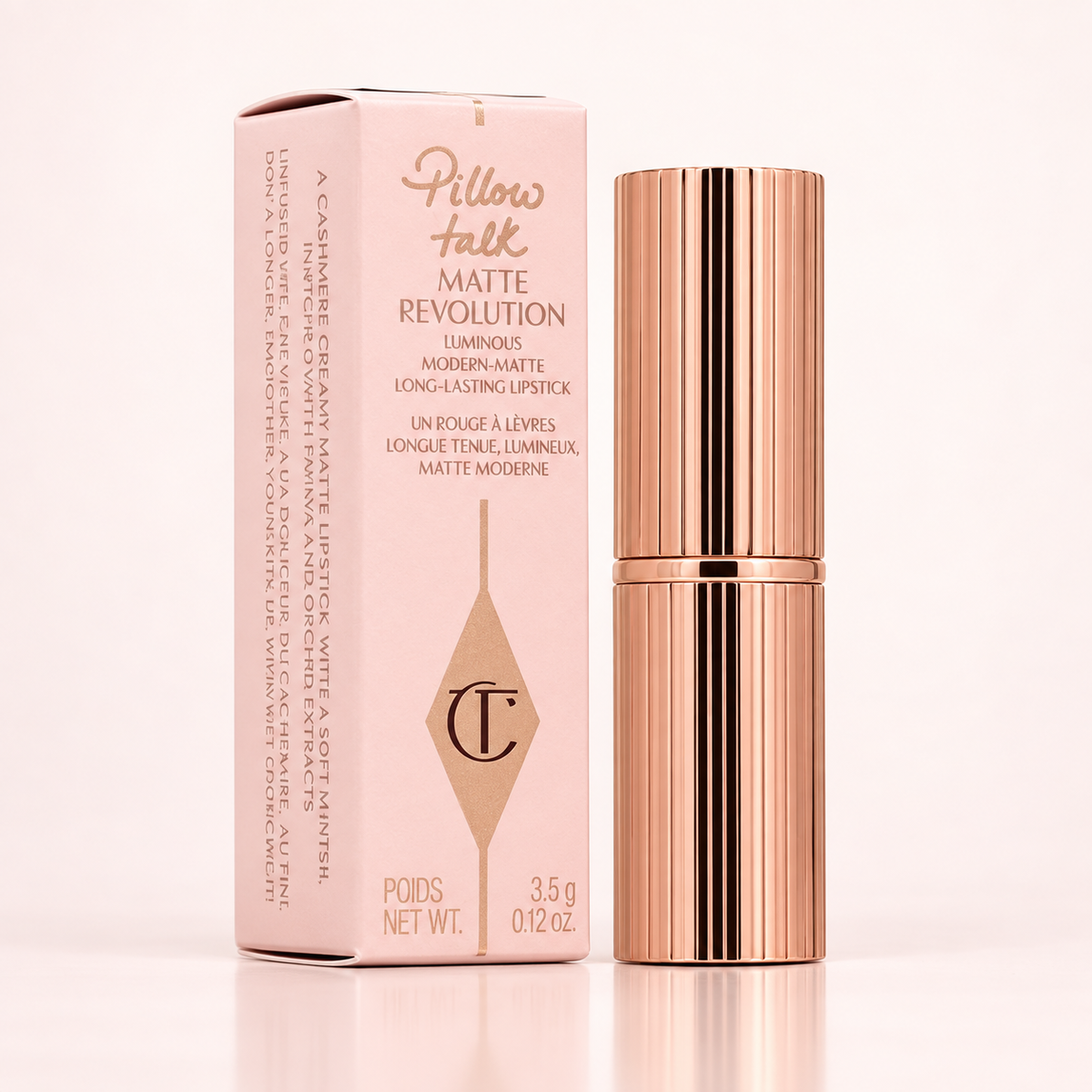 Charlotte Tilbury Matte Revolution Lipstick Pillow Talk 3.5g – Full Size