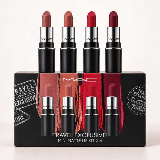 MAC TRAVEL EXCLUSIVE MINI MATTE LIP KIT x 4