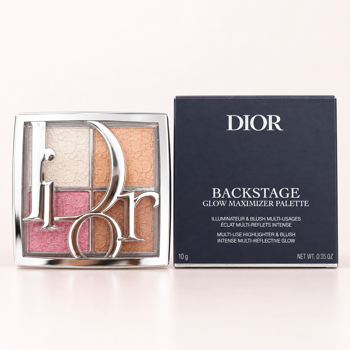Dior Backstage Glow Maximizer Palette Illuminator & Blush 10g – Shade 001