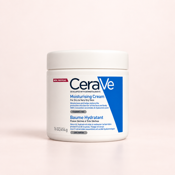 CeraVe Daily Moisturizing Cream  (454 Grams) – Hydrating Face & Body Cream