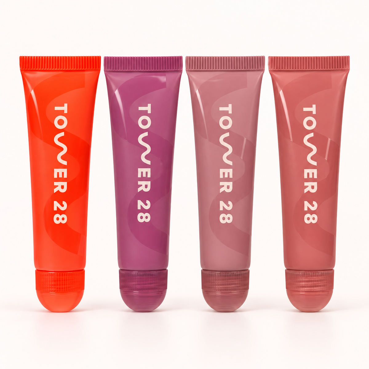 Tower 28 LipSoftie Tinted Lip Treatment Set – 4-Piece Bundle